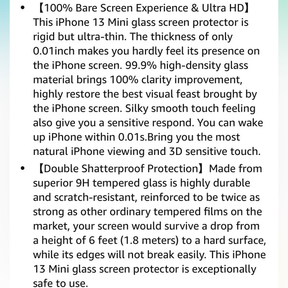 NWT iPhone screen protectors - box of 3 - Picture 12 of 16